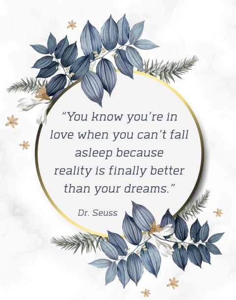 You Know When You're in Love - Dr Seuss Wall Art