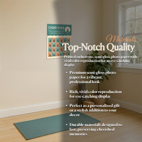 Chair Yoga Chart for Seniors