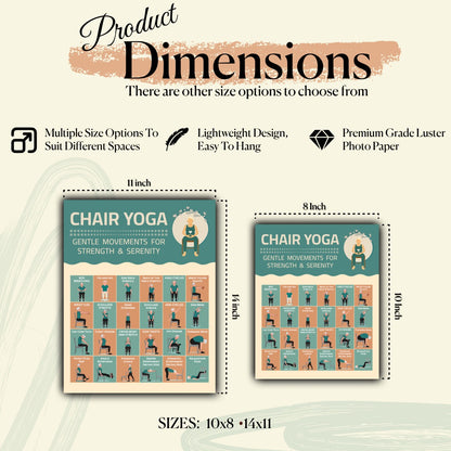 Chair Yoga Chart for Seniors